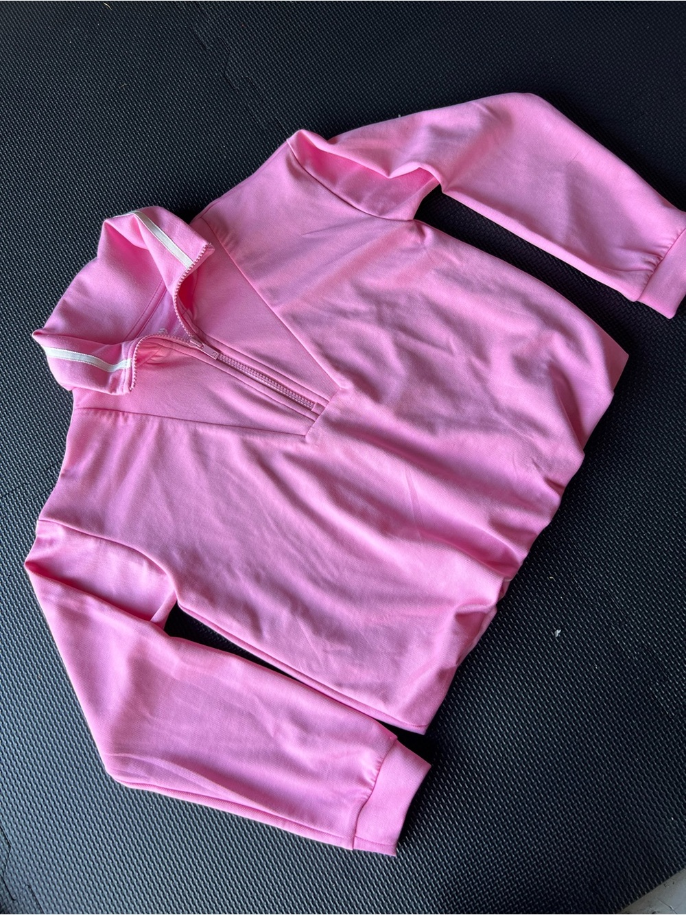 Pink Half-Zip Pullover Sweatshirt All in Motion XL / 14 Girls